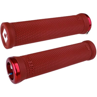 ODI Ruffian V2.1 Lock-on handvatten MTB - Rood - 135 mm