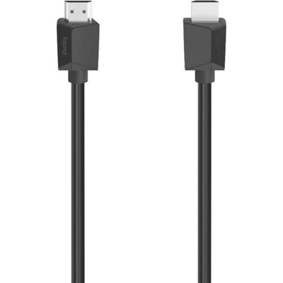 Hama 00200702 HDMI-kabel HDMI Aansluitkabel HDMI-A-stekker, HDMI-A-stekker 1.50 m Zwart 4K UHD