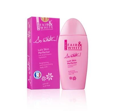 Fair And White So White Lait Skin Perfector Brightening and Moisturizing Body Milk 500ml