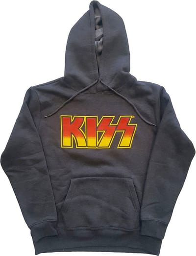 Kiss - Classic Logo Hoodie/trui - S - Grijs