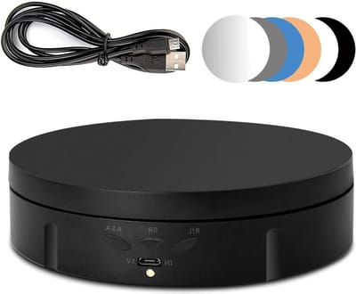 360-graden draaibare elektrische draaitafel voor fotografie - 10 kg belasting - live video - sieraden - horloges draaiplateau elektrisch