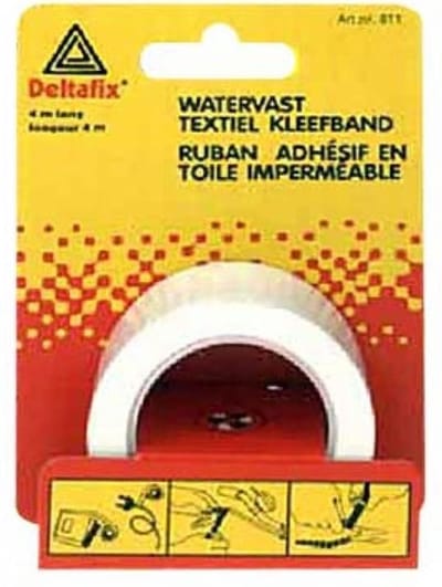 Watervast textband 38mmx4m wit Deltafix