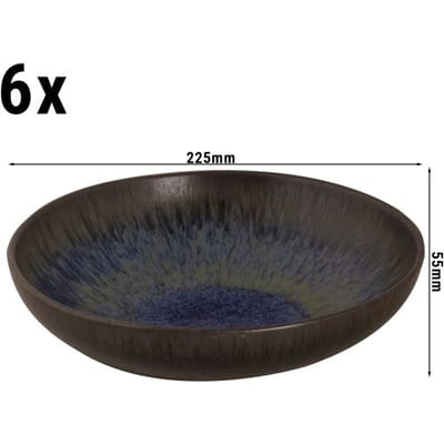 GGM Gastro (6 Stück) TAMA - Teller - tief - Ø 220mm - Blau