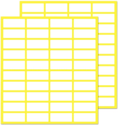 Allecto - Kleine Witte Zelfklevende Etiketten - 4000 Stuks - Mat