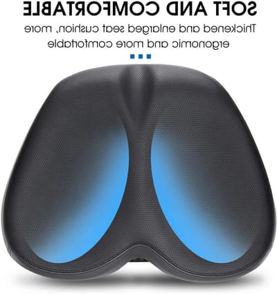 Ergonomisch Fiets Zadel voor Lange Afstanden - Zacht en Verbreed Comfortabel Schokbestendig Fietszadel voor Racefietsen en Mountainbikes
