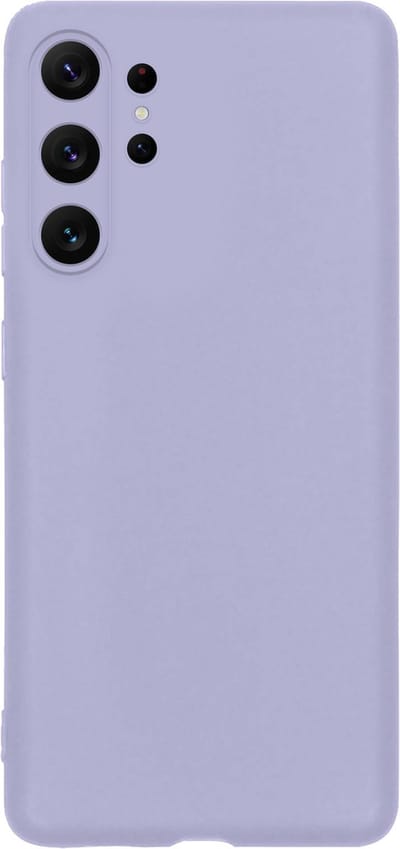 Hoes - Geschikt voor Samsung Galaxy S23 Ultra - Sterk & Shockproof - Hoesje Cover - Siliconen Case - Lila