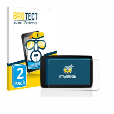 BROTECT - Screenprotector voor BMW Motorrad Navigator VI - Folie Beschermfolie transparant 2 Stuks
