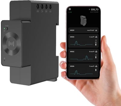 Intelligente teller - Slimme meter - Energie besparen - 0% BTW inclusief - 3-fase - Grijs