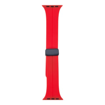 smartwatch bandje Silicoon voor watch bandje – Rood – Geschikt Voor 42 / 44 / 49mm – Smartwatch Siliconen Bandje