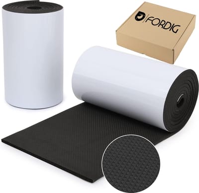 FoDig Autodeur Beschermer - Muurbeschermer Garage - Stootrand Foam - Zelfklevend Autodeur Beschermer - 200x20 CM
