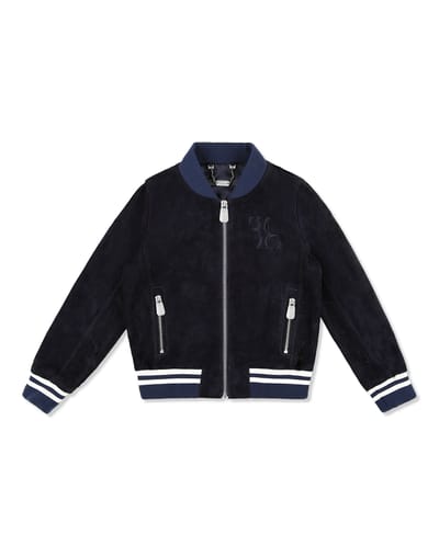 Leren Bomber Double B