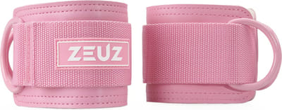 ZEUZ 2 Stuks Enkelband Fitness – Ankle Cuff Strap – Kabelmachine – Sport Beenband Straps voor Fitness – Roze