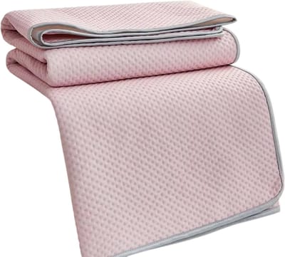 Ademende Koele Matras Topper – Zomer Slaapmat, Huidvriendelijke Wasbare Bed Mat, Koelmatras Matrasbeschermer - Roze - Maat 150x200cm