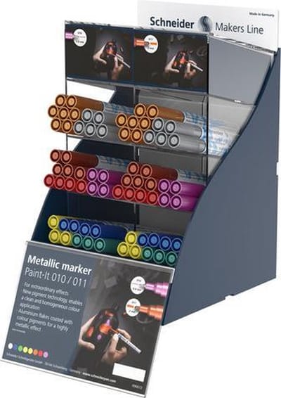 Metallic marker Schneider Paint-it 010 - 011 0.8mm 70st. SIS-display Engels