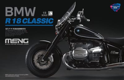 Meng Model Modelbouwpakket Motorfiets - MENG MT006S BMW R18 Classic - Motorfiets - Pre-Colored Versie! Plastic - 1:9 - Modelbouw