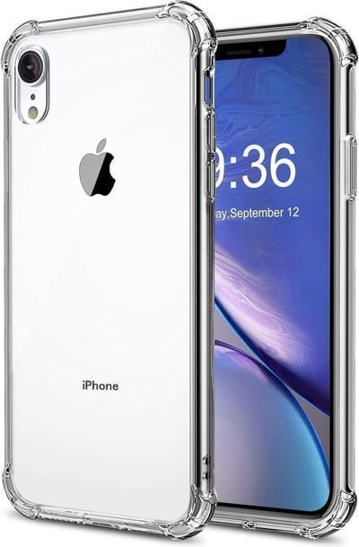 DrPhone iOS Smartphone XR ( 6.1 Inch) TPU Hoesje - Siliconen Shock Bumper Case