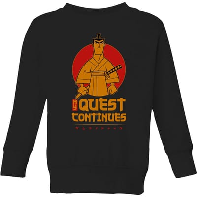 Samurai Jack My Quest Continues Kids' Sweatshirt - Black - 98/104 (3-4 jaar)