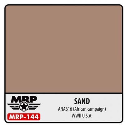 Mr. Paint MRP-144 - WWII US - Sand ANA616 (African campaign) – 30 ml verf voor Airbrush & Detailwerk