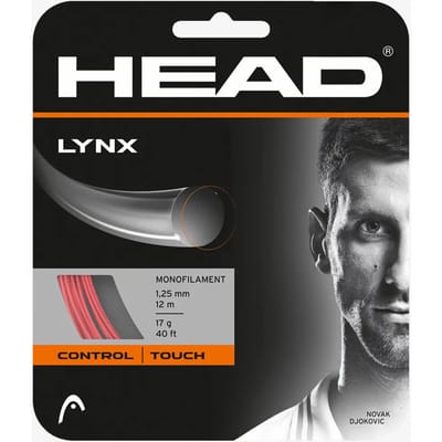Merkloos Tennis Snaren LYNX Rood 1.30 mm 12 m