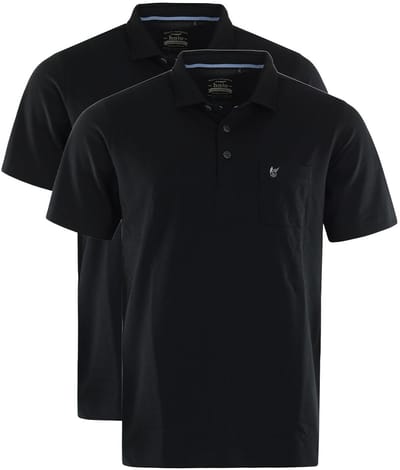 Hajo Heren poloshirt 2 pack Pique