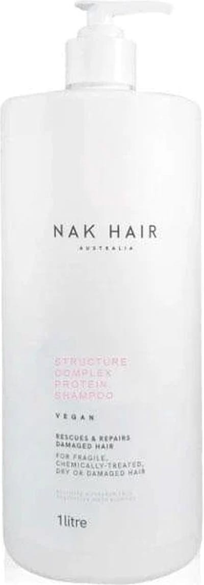 NAK Structure Complex Protein Shampoo 1 LitreC - - Normale shampoo - Voor Alle haartypes -
