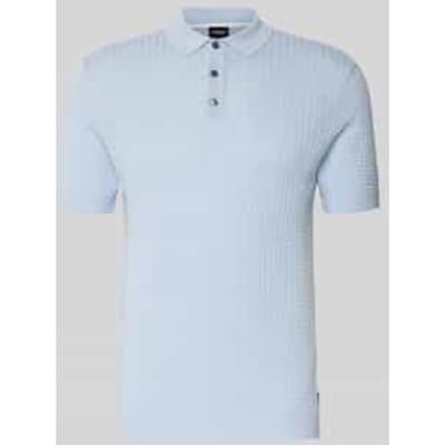 slim fit poloshirt in brei-look model 'Vanceo'