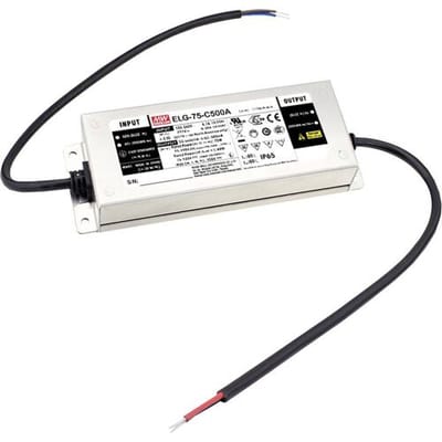 MEAN WELL ELG-75-C1050B-3Y LED-driver Constante stroomsterkte 74.55 W 1050 mA 35 - 71 V/DC 3-in-1 dimmer, Dimbaar, Montage op ontvlambare...