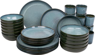 Kade 171 Evora serviesset 36-delig 6 personen - Portugees stoneware groen