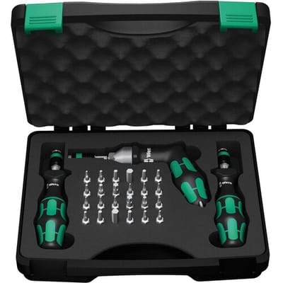 Wera 7440/41/42 Werkplaats Momentschroevendraaierset 27-delig 0.3 - 6 Nm