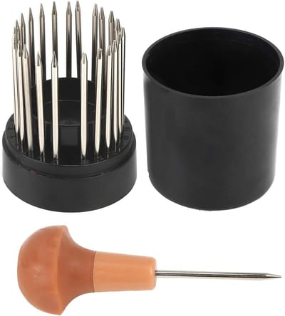 Graveergereedschap - Kralenpen set - Sieraden maken - 23 naalden - Met opbergdoos - Zilverkleurig