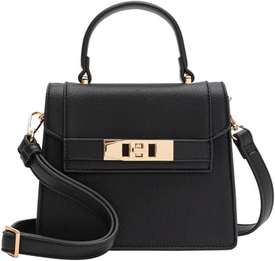 L.CREDI Schoudertas Handtas Konstanze Crossbody Bag Black Zwart