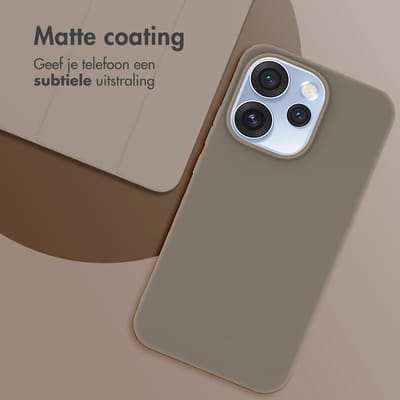 imoshion Hoesje - Geschikt voor Oppo Reno15 Pro (5G) - Color Backcover - Bruin
