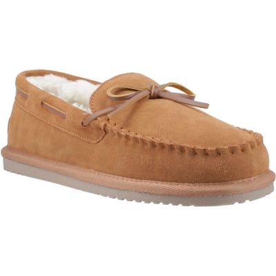 Hush Puppies Abraham Suède Heren Tan Slippers