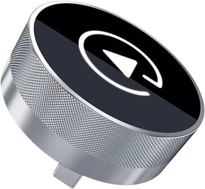 Draadloze Auto Adapter - Media Zender - Muziek Streamen - Storingsvrije Audio - 8x8x3 cm - Zilver