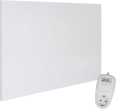 Infrarood Verwarming Paneel 1200W - Ultraplat Wandverwarmingselement Elektrisch met Thermostaat