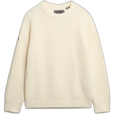 Superdry - Grof gebreide trui met raglanmouwen - Heren - Sweaters