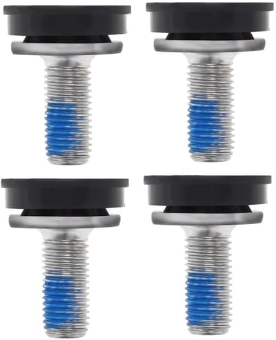 M8 x 18mm Fietskranschroeven - 4 Stuks, Ideaal voor Fietsonderdelen, Ondersteuning voor Trapassen, Pedalen en Crankarmen, Waterdicht en Zandbestendig