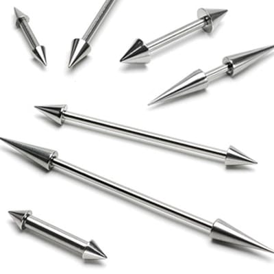 Industrial piercing punt - zilver - LMPiercings