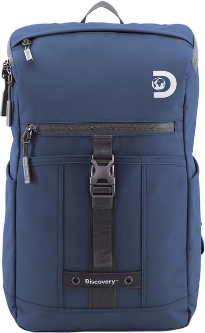 Discovery Shield Laptop Rugzak voor naar school of werk - D00115 - Blauw - Blauw