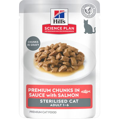 Hill's Science Plan Adult Sterilised Cat - Lachs (12 x 85 g)
