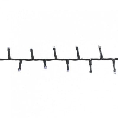 Luca Lighting kerstverlichting lichtsnoer - buiten - 550 lampjes wit - flashfunctie - 1100 cm