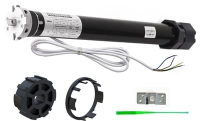 Elektrische Buismotor voor Rolluiken 35 kg met 20-50 NM Kracht