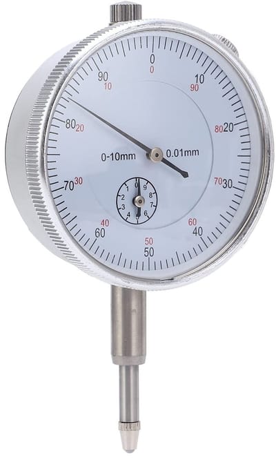 Dailygoods- Meetklok Schokbestendig - Mechanisch - Hoge Precisie - Slijtvast - 0-10 mm - Duurzaam - Meetinstrument
