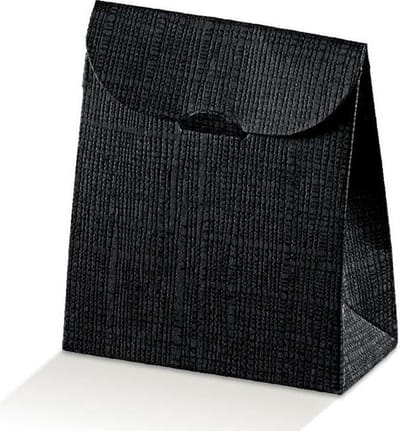 Cadeauverpakking cadeaudoosjes, 70x35x80mm ZWART (25 stuks)