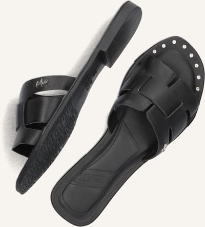 Mexx Lisa Slippers - Dames - Zwart - Maat 39