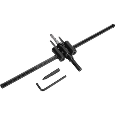Verstelbare Gatzaag Kit Legeringsstaal DIY Rond Zagen voor Hout Plastic Plaat 30-300mm