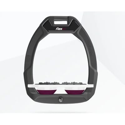 Veiligheidsijzers Uitsluitend Grip Antraciet/Wit/Pruim Flex-On Safe-On