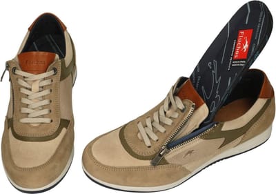 Fluchos -Heren - taupe - sneakers - maat 39