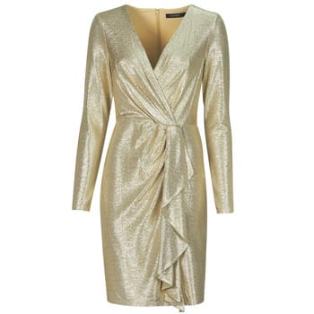 Korte Jurk Lauren Ralph Lauren CINLAIT-LONG SLEEVE-COCKTAIL DRESS