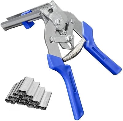 Allecto - Fence Quick Clamp - Tuin- en Draadknippers - Inclusief 600 Kabelbinders - Perfect voor Tuinprojecten - Duurzaam en Betrouwbaar - Eenvoudi...
